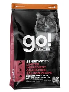 3lb PCN GO! Sensitivities LID Grain Free Salmon for Cats - Health/First Aid